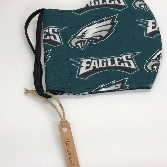 EAGLES Football 100% Cotton Face Mask~New! - Picture 7 of 13